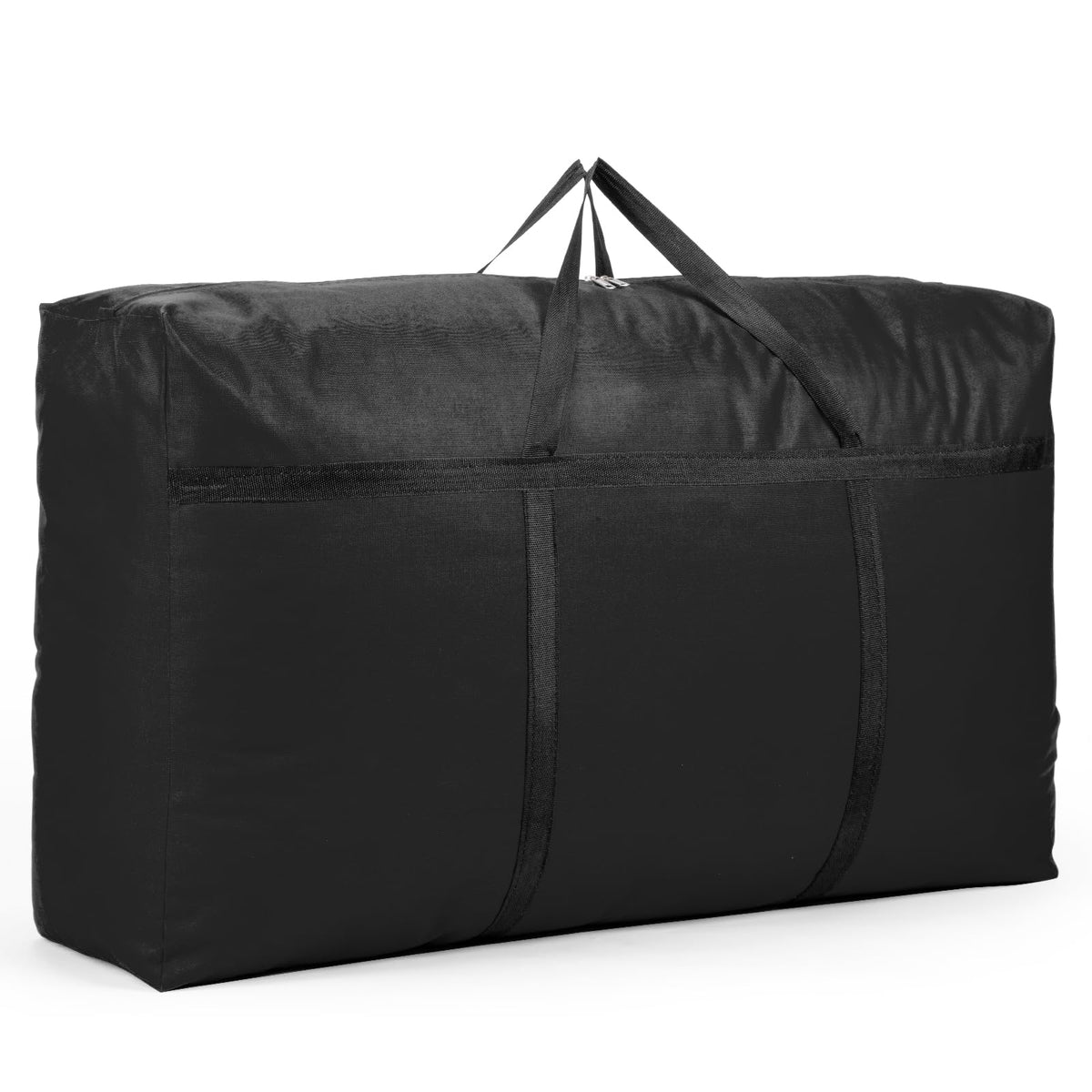 YiMiLiu 180L Extra Large Storage Bag Waterproof Luggage Bag Heavy Duty Moving Bag black