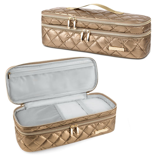 Travel Carrying Case for Hair Dryer Shark Flexstyle Dyson Airwrap, Double-Layer Hair Accessories Tools Storage Case for Revlon One-Step, Shockproof