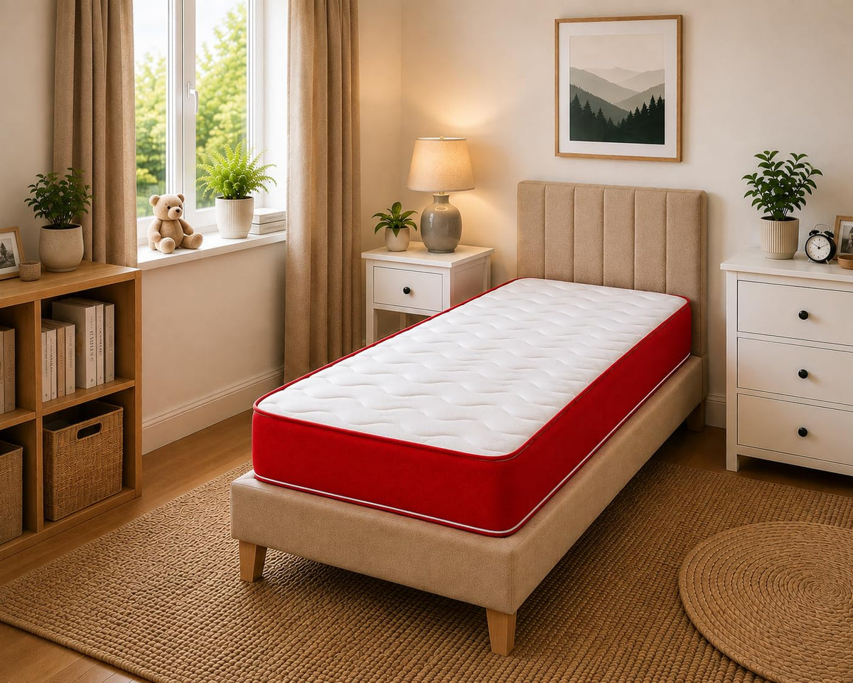 eXtreme comfort ltd Cooltouch Colours Red Small Single Mattress