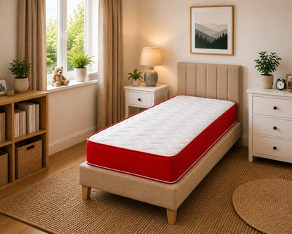 eXtreme comfort ltd Cooltouch Colours Red Small Single Mattress