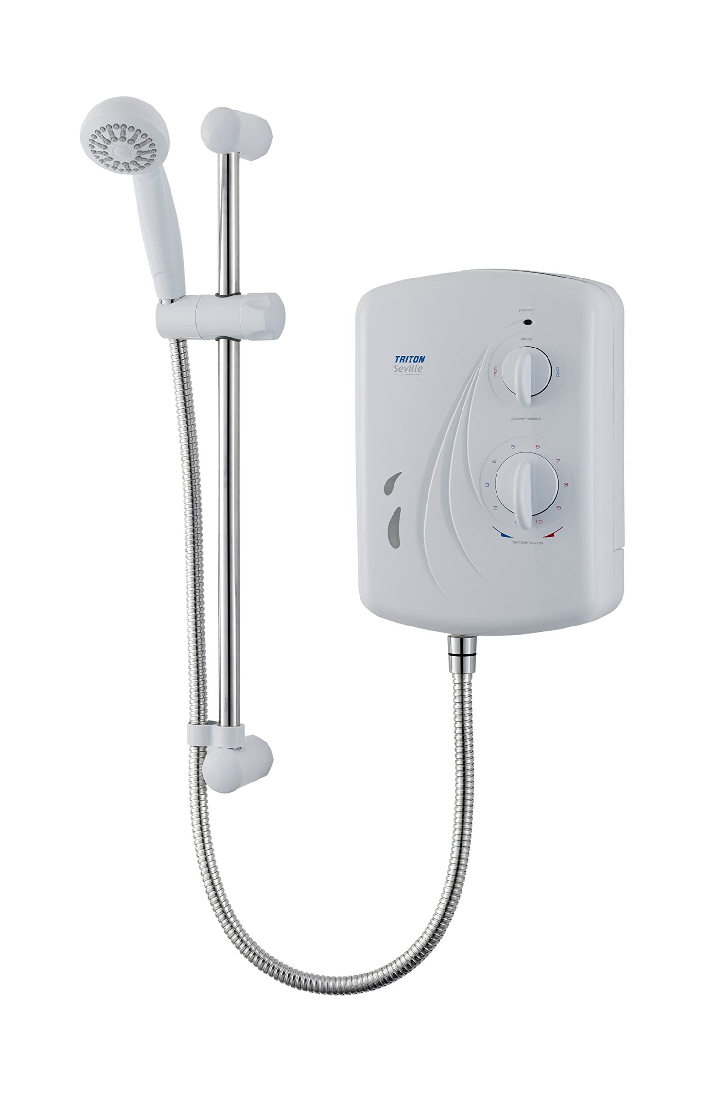 Triton Showers MOSV08SG Seville Universal Electric Shower, 8.5 KW