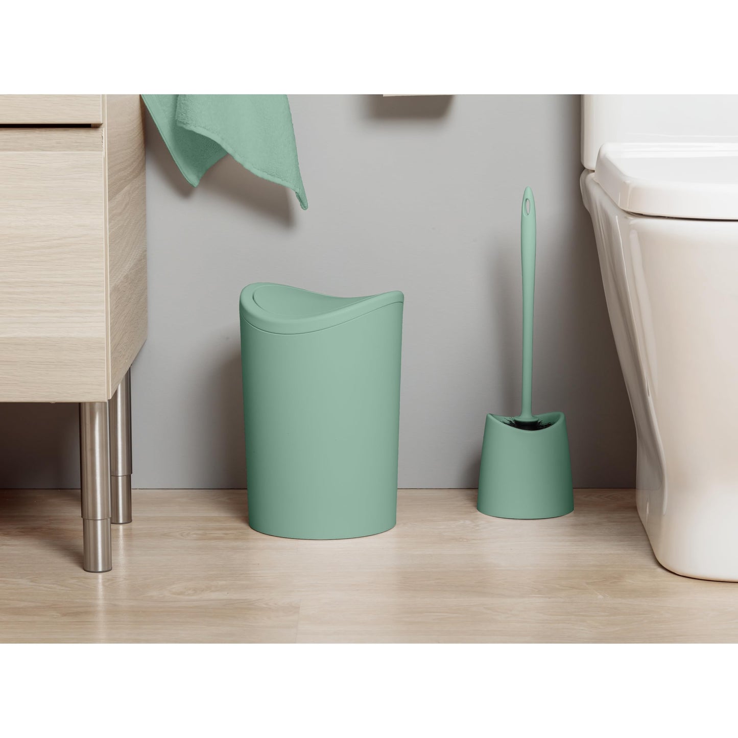 TATAY Bathroom Bin 6 L Modern Functional Design Compact and Modern Design