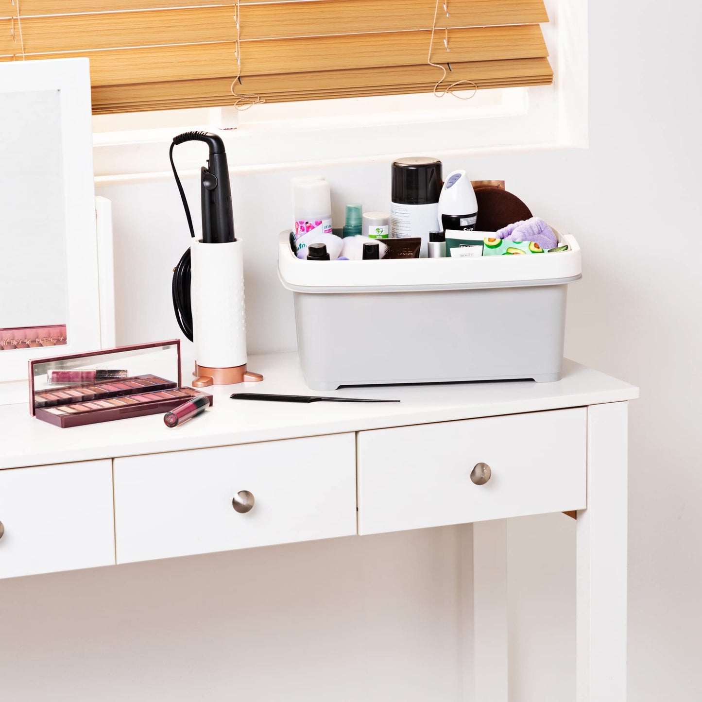 Minky Multipurpose Cleaning Caddy with Handle & Divider (Grey, Single)