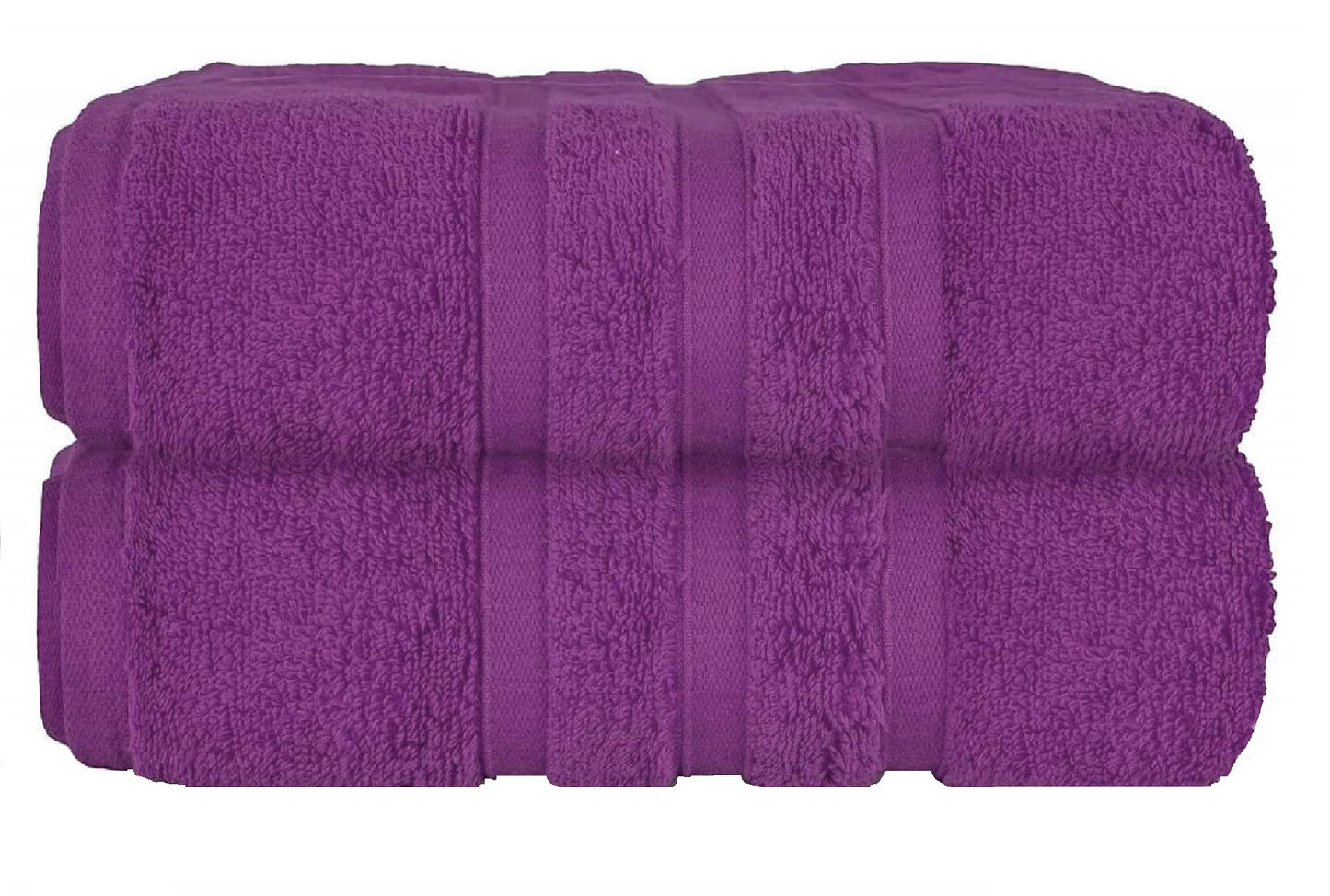Uk Furniture 2 Pack Extra Large|95x200cm| Super Jumbo Bath Sheet Towels100% Egyptian Cotton 700GSM Super Soft Towel Set. (Purple)