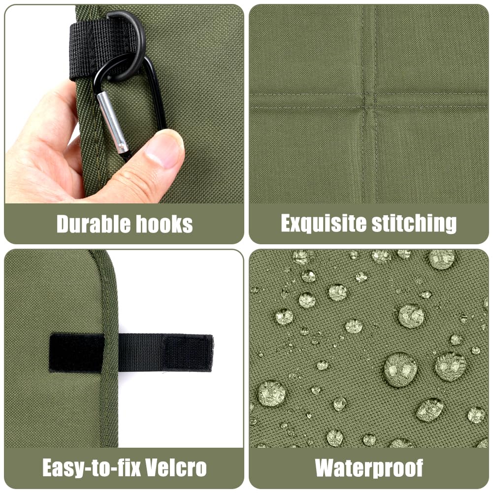 OSDUE Folding Hiking Sit Mat, 36cm x 36cm Waterproof Sitting Mat for Hiker