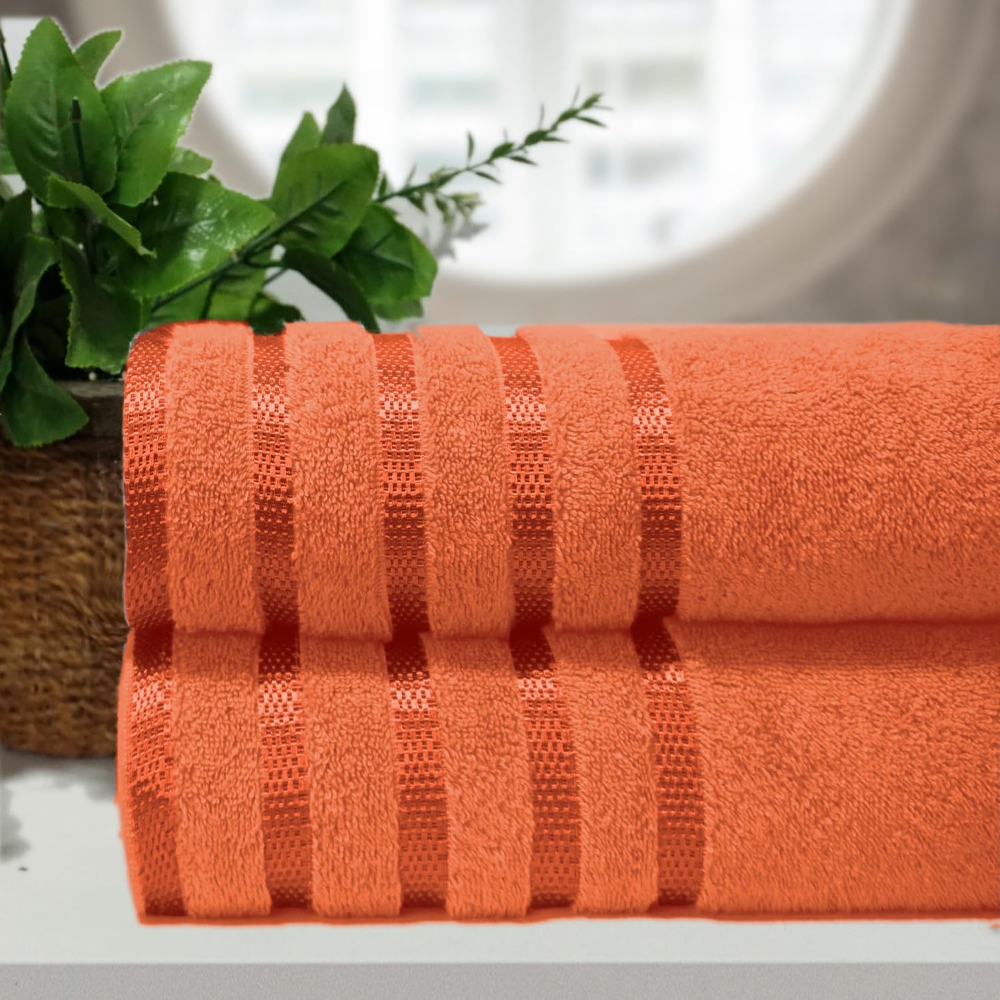 Casabella Luxury Bath sheets 90x180 cm 100% Cotton - Pack of 2 Bath Towels Large Set Clearance - Soft Highly Absorbent Bathroom Towels
