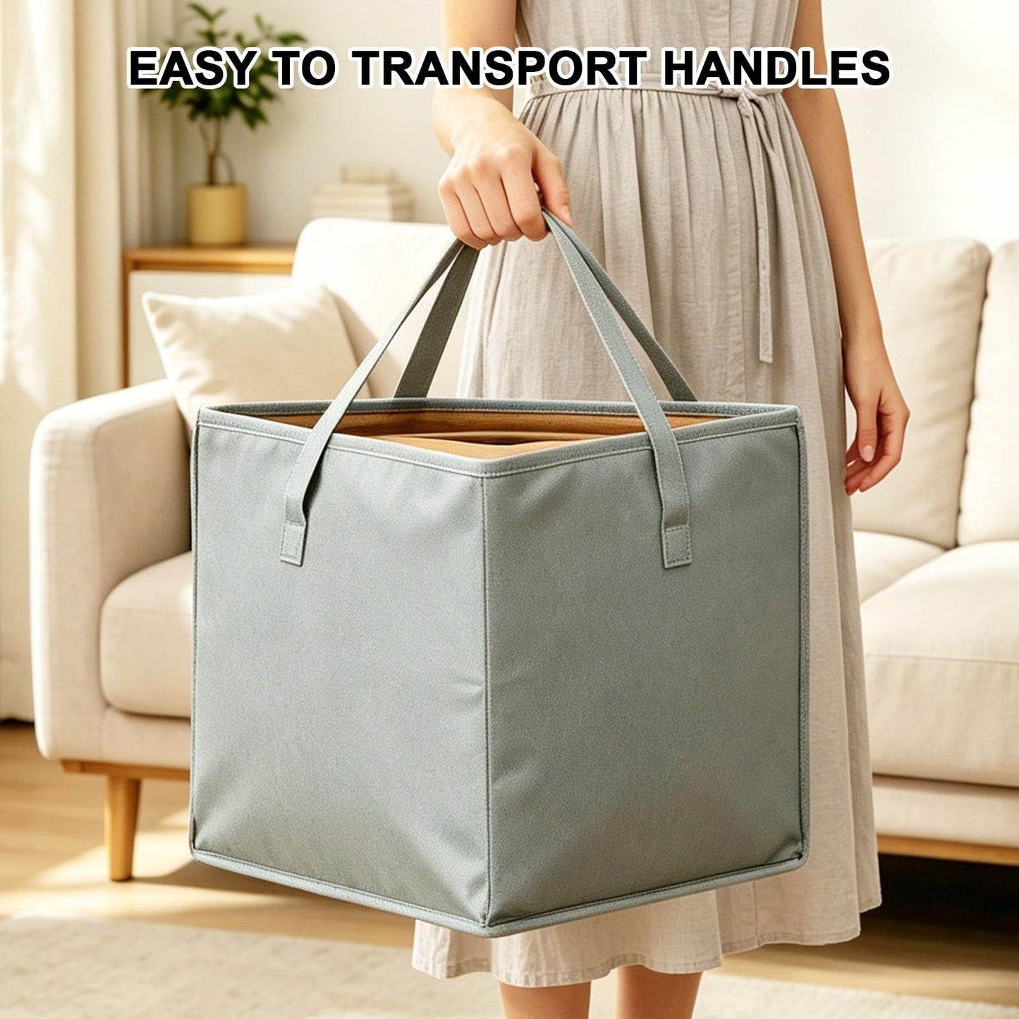 Hbzunt 2 Pcs Coat Hanger Storage, Clothes Hanger Organizer Bags with Two Carry, bag hanger Foldable Coat Hanger Storage (Grey)
