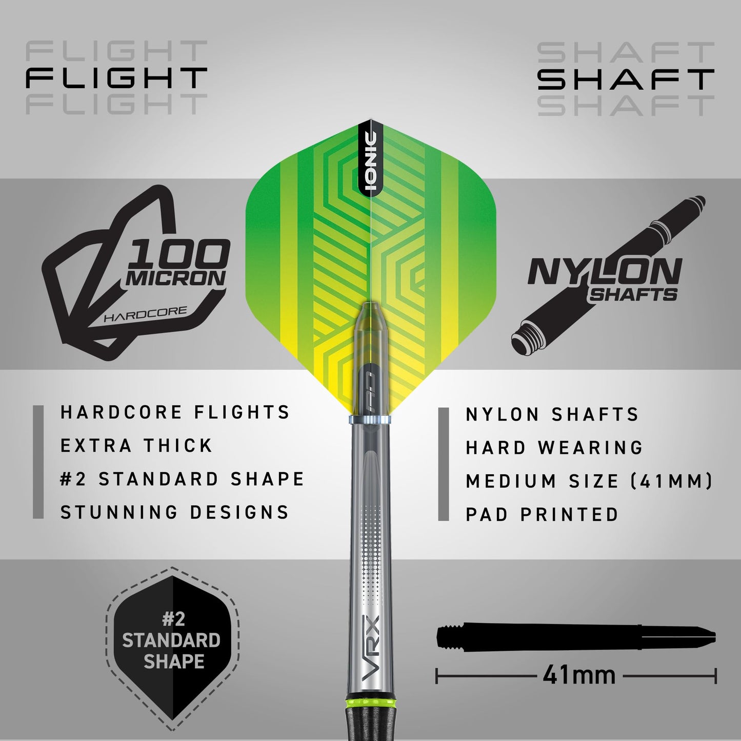 RED DRAGON Freestyle 23g Tungsten Darts Set with Flights and Stems