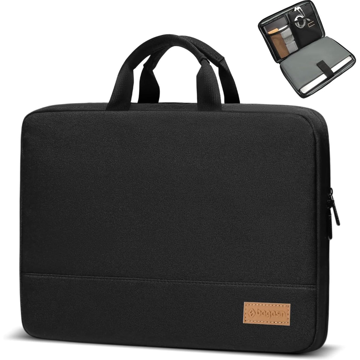Bagasin 14 Inch Laptop Sleeve Case Computer Bag for MacBook HP Lenovo Dell ASUS Acer Chromebook 14 / HP Stream 14 / Dell Inspiron 14 / Lenovo IdeaPad