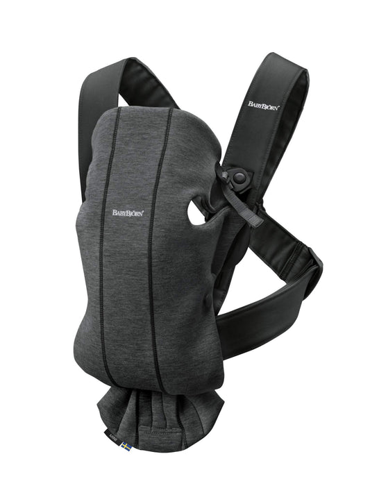 BabyBj?rn Baby Carrier Mini, 3D jersey, Charcoal grey