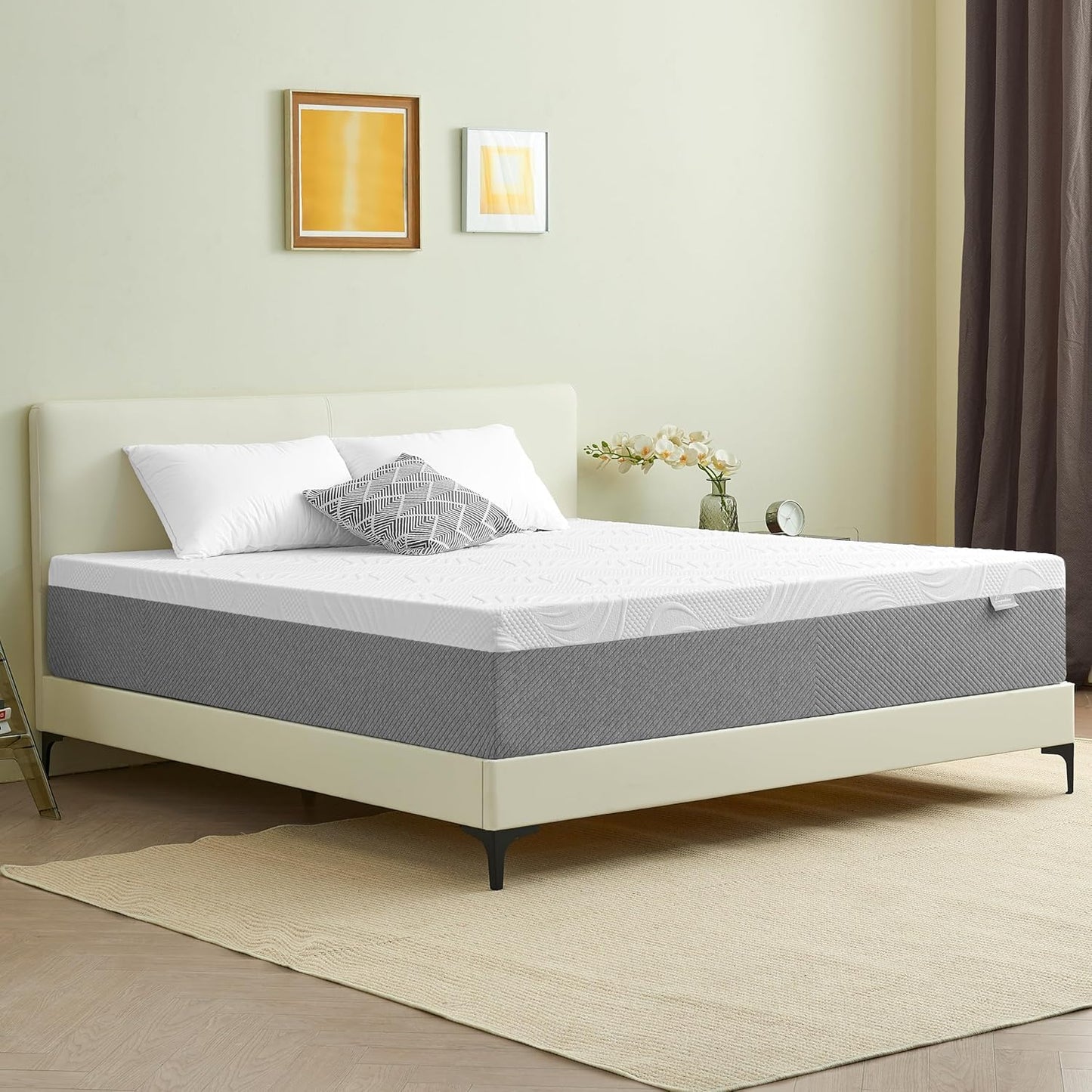 Deegari Mattress, 20cm Mattresses with Memory Foam and Anti-mite, Breathable, Removable Cover, Mattress in a Box, Edges Support for Sleep Supportive