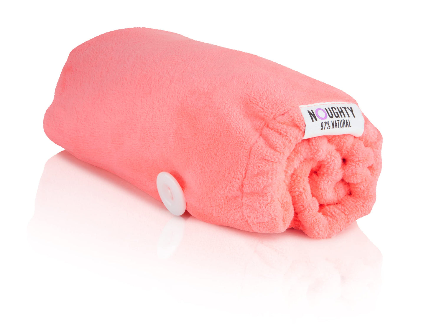 Noughty Microfibre Hair Towel Wrap, Pink