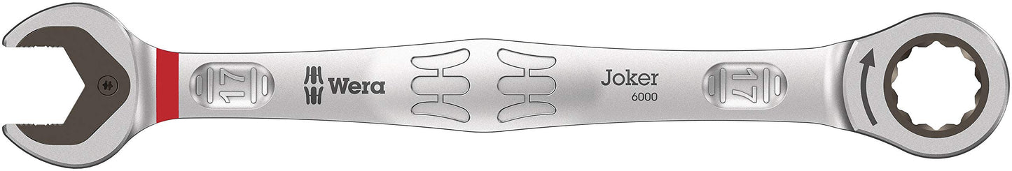 Wera Joker Combination Ratchet Spanner, 17 mm, 05073277001