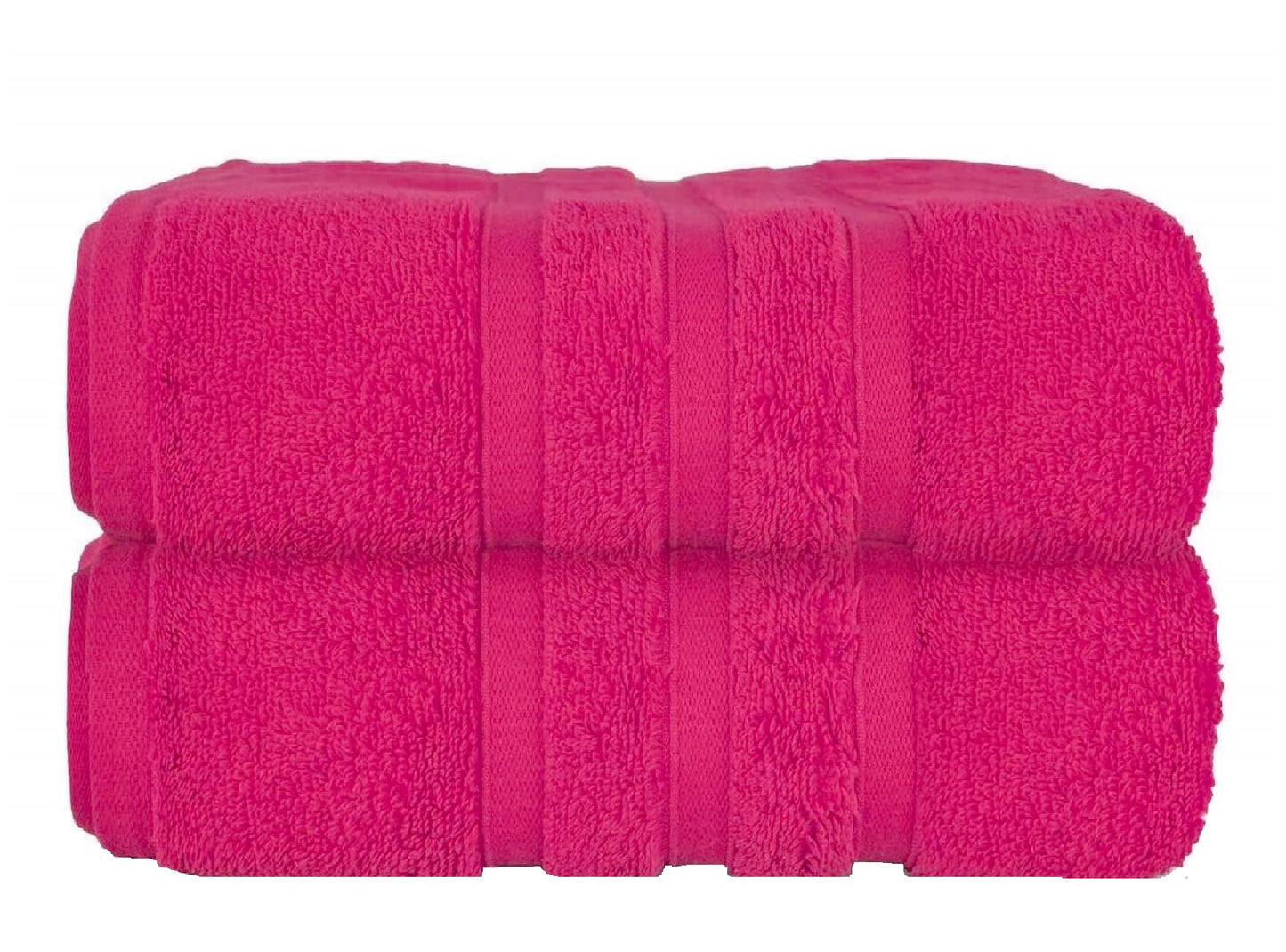 Uk Furniture 2 Pack Extra Large|95x200cm| Super Jumbo Bath Sheet Towels100% Egyptian Cotton 700GSM Super Soft Towel Set. (Pink)