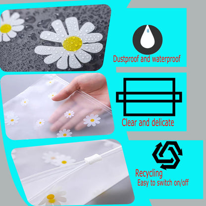 X-YSUNEAS 20 Pcs Reusable Ziplock Storage Bags 40x50cm Large Clear Plastic Organizer Bags Waterproof Travel & Home Clothes Storage for Shoes