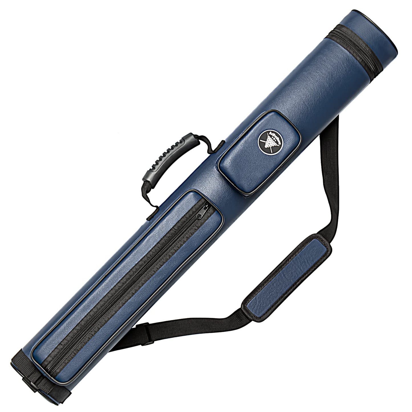 Adhafera Pool Cue Case, 2 X 2 Hard Snooker Cue Case, Made of Faux Leather Pool Cue Accessories (Not for 3/4 Cues)