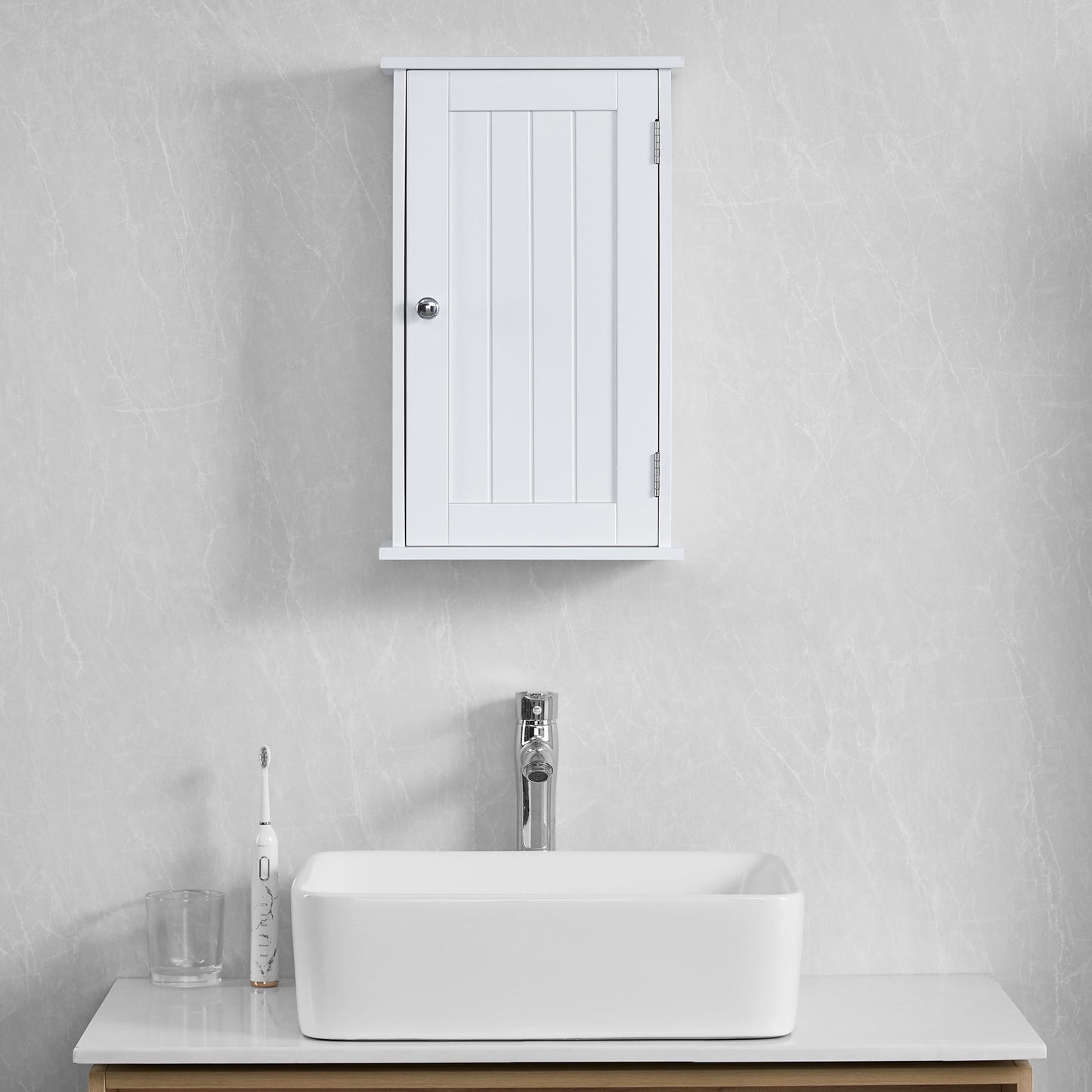 Bath Vida Priano Wall Mounted Cupboard with Door Bathroom Bathroom Storage