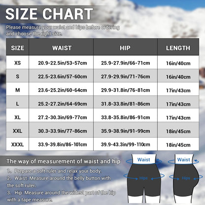 Cienfy 3D Hip Protection Eva Butt Pads Protective Padded Shorts Crash Pad Impact Gear for Skiing Skating Snowboarding Skateboarding (XX-Large)