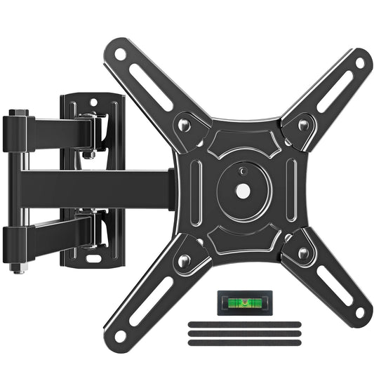MOUNTUP TV Wall Bracket for Most 14-42 Inch LED, LCD, OLED Flat TVs & Monitors, Full Motion TV Mount with Tilt Swivel Extension, Max VESA 200x200mm up