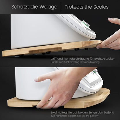 Siegvoll Thickened Sliding Board for Thermomix TM6 TM5 Rolling Board with Effortless Displacement, Thickened Wood Glider Accessories for Thermomix TM6