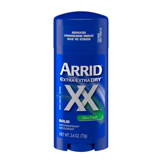 Arrid XX Regular Scent Extra Extra Dry Solid Anti-Perspirant Deodorant 2.6 oz