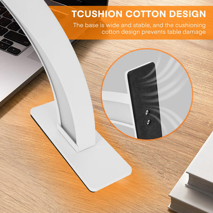 TwoWin Half Moon Lamp, Half Moon Light for Lashes, Nails, Lash Light Led Nail Tech Lamp, Desk Lamp for Lash Eyelash Extension, Tattoo, Eyebrows, Nail
