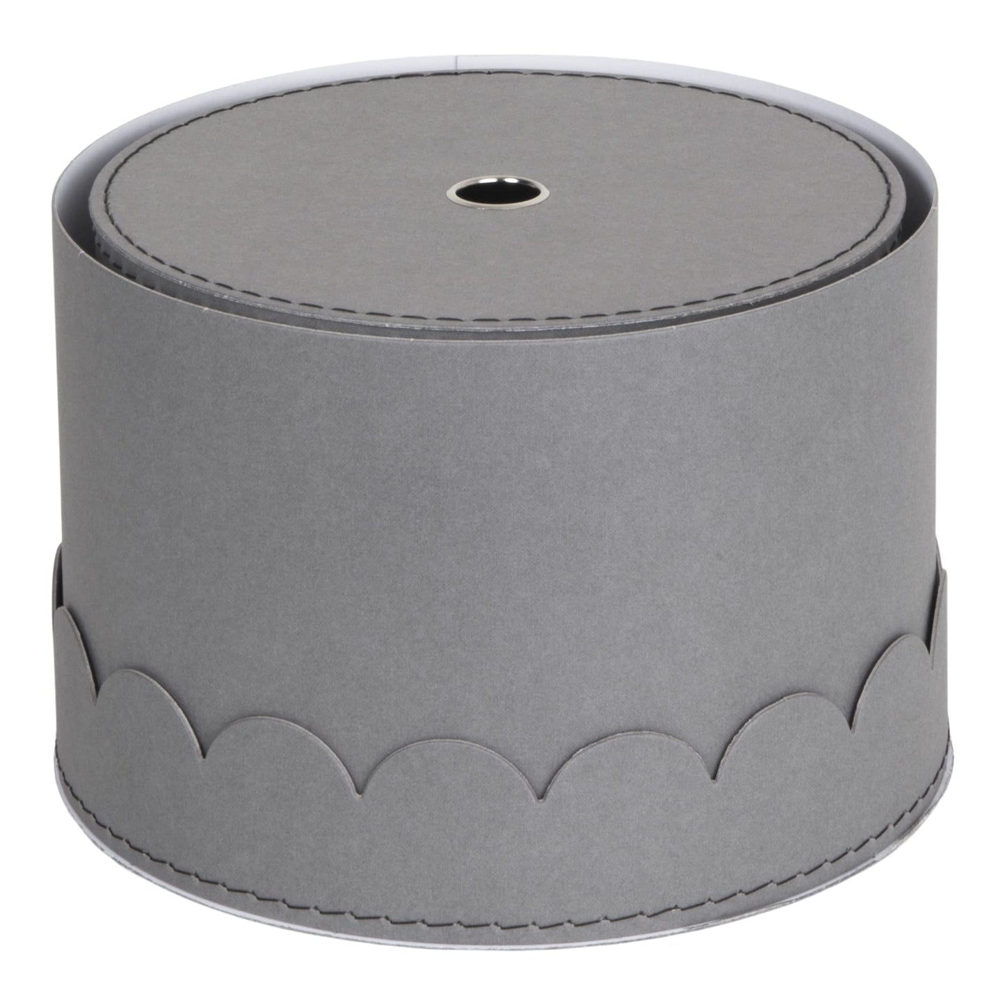 Bigso Box of Sweden WILMA Set of 2 Round Storage Boxes with Lids - Organiser Box with Lid for Clothes, Toys etc.