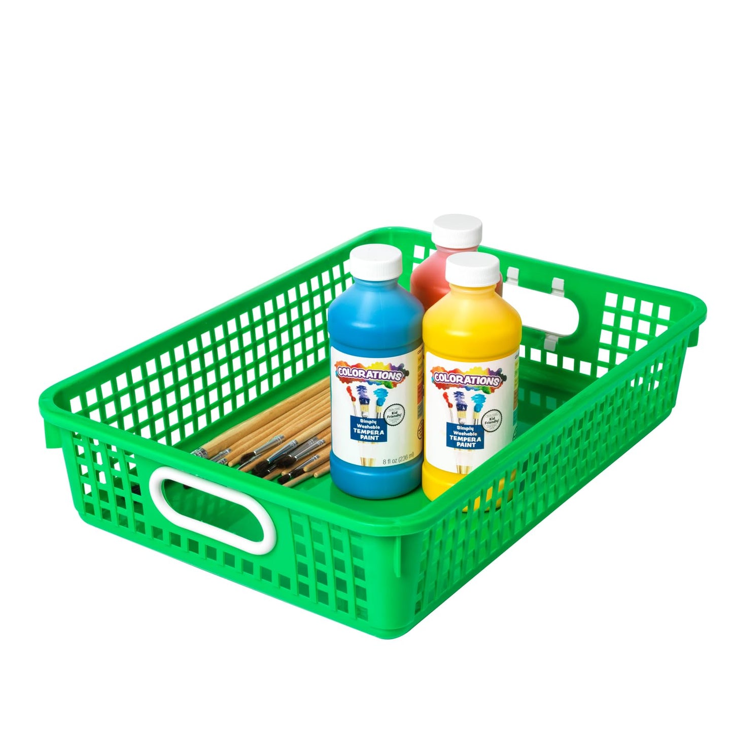 14"x 10" Desktop Paper Storage Baskets - Rainbow Colors