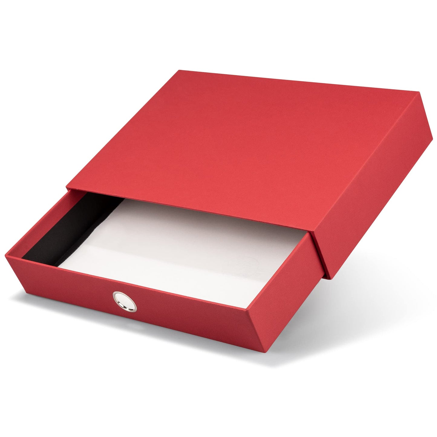 Rössler Papier 1524452360 - S.O.H.O. Ladebox voor DIN A4, met grijpgat, rood, 343 x 250 x 65 mm, 1 stuk