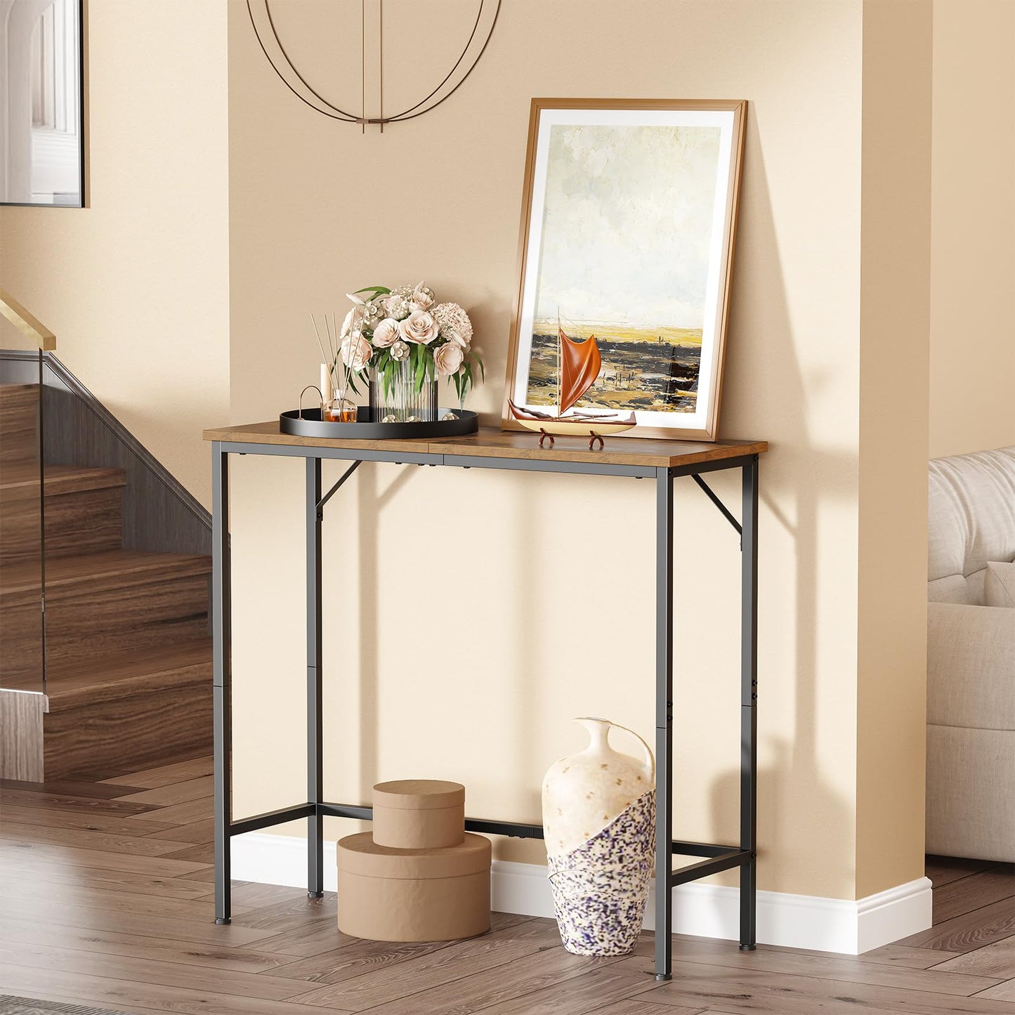 Asgolion Console Table, Slim Console Tables for Hallway