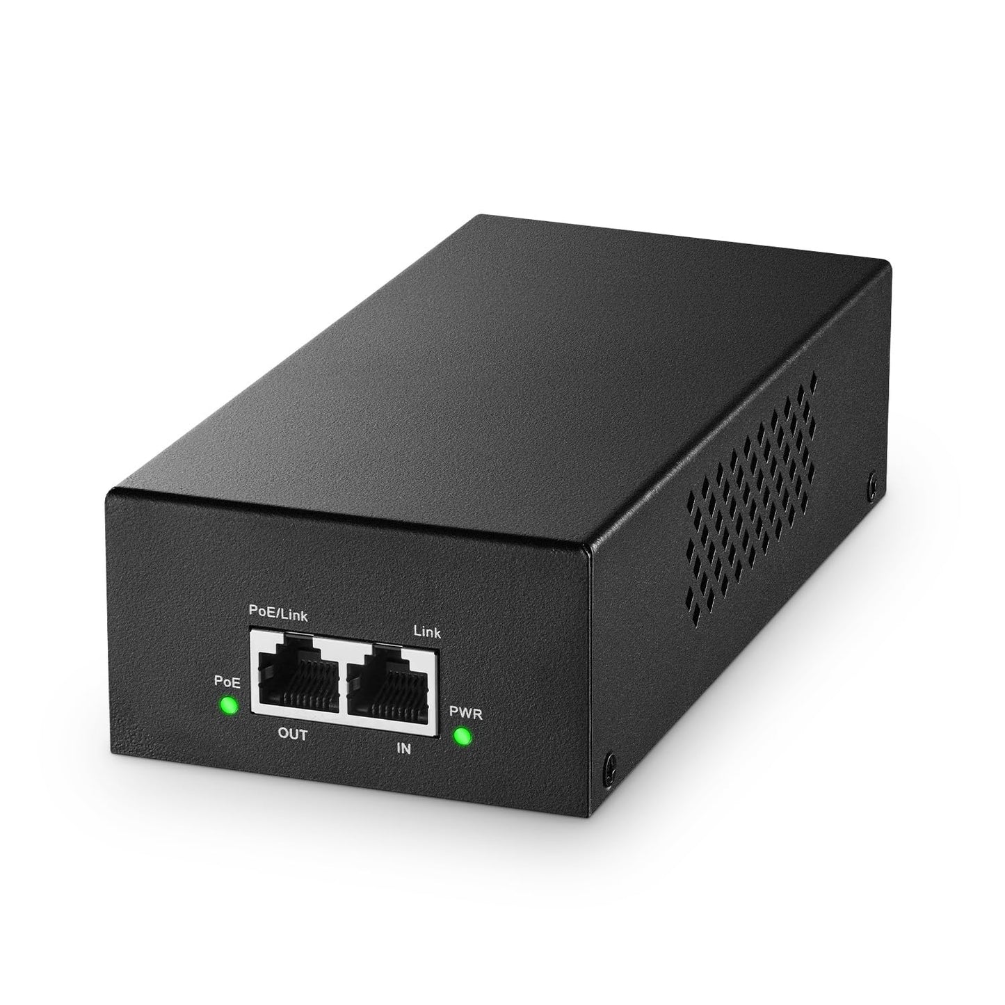 YuLinca 2.5 Gigabit PoE+ Injector, 802.3af/at/bt 90W Power Over Ethernet PoE Adapter, 100/1000/2500Mbps, Non-PoE to PoE Adapter, Plug & Play, Distance