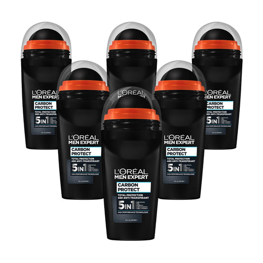 L 'Or?al Paris Men Expert Deodorant Roll-On 50 ml, Pack of 6