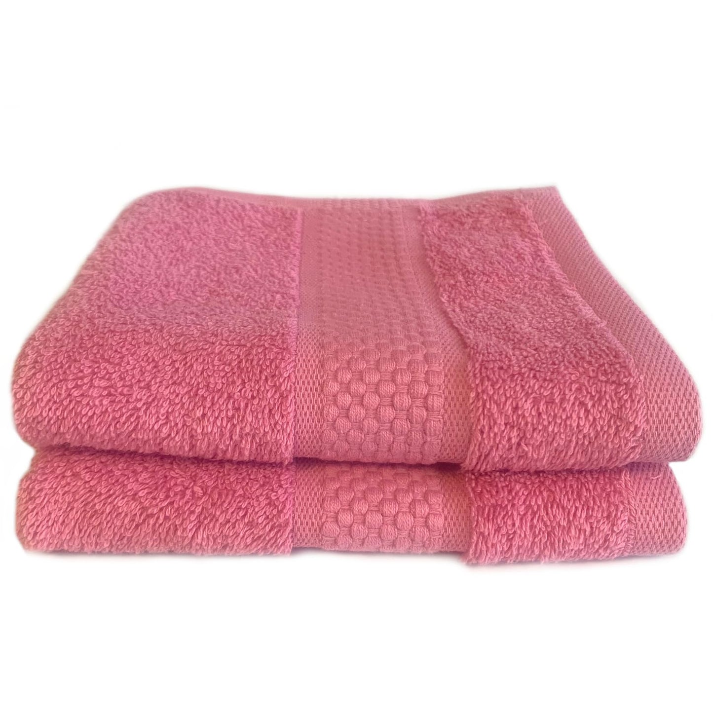 Sue Rossi Face Cloths Pack of 2 or 6, Turkish Combed Cotton, 30cm x 30cm Wash Cloth Fingertip Flannel, Soft & Absorbent