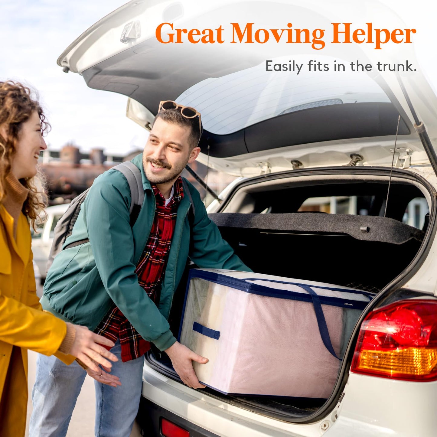 Lifewit 6 Pack Large Moving Bags with Lids and Sturdy Handles, 90L Heavy Duty Packing Organizers for Moving House