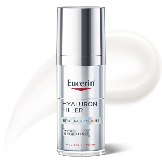 Eucerin Hyaluron-Filler Epigenetic Serum 30ml, Advanced Face Serum to Correct Visible Signs of Ageing, Anti-Wrinkle Skincare with Hyaluronic Acid and