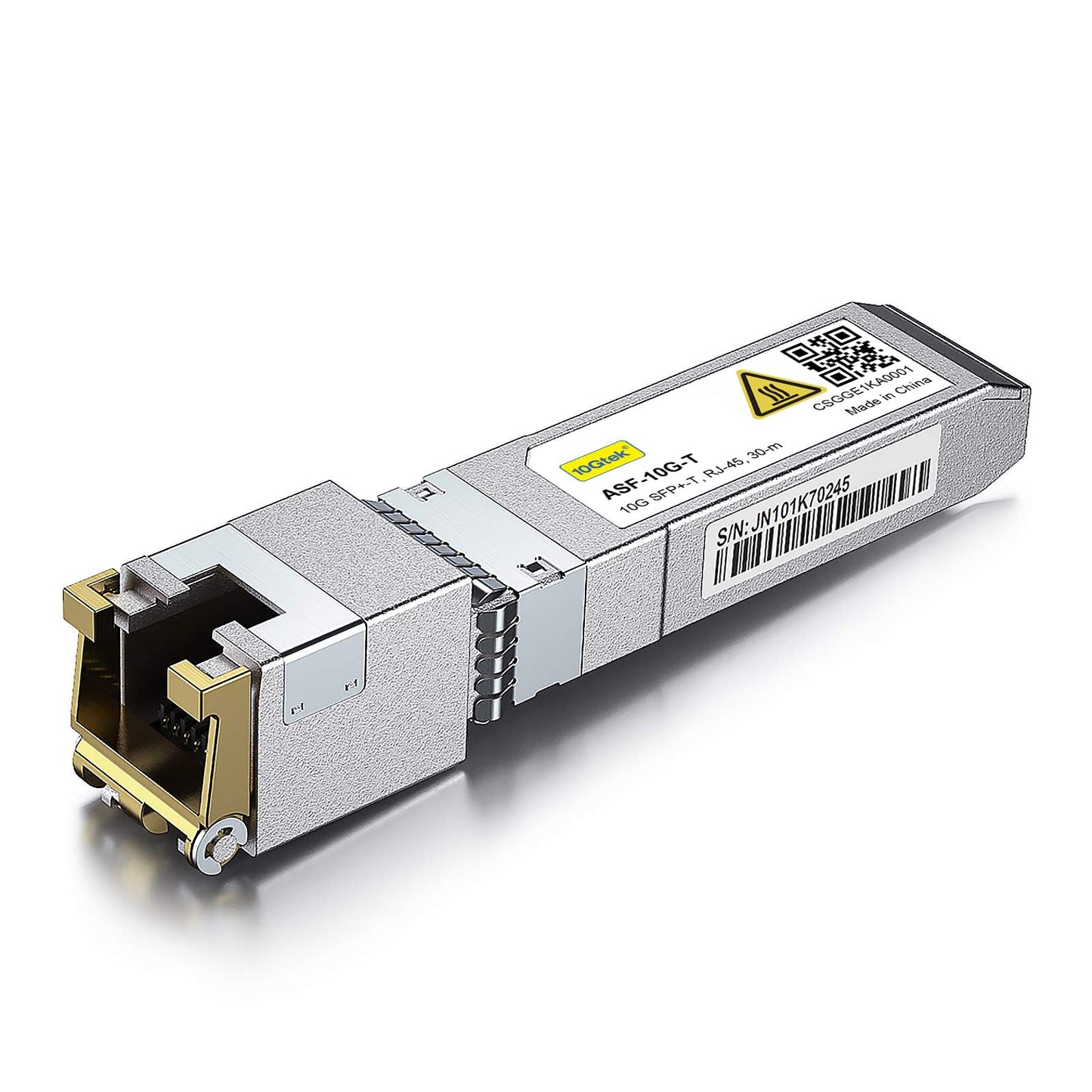 Intel Compatible 10Gb SFP+ RJ45 Module E10GSFPT, 10GBase-T Copper SFP+ Transceiver, up to 30-Meter