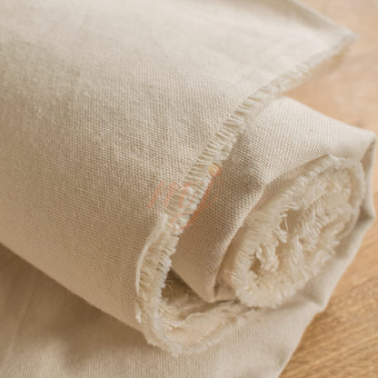 Canvas Fabric - Natural Unbleached 100% Cotton - 230 GSM Half Panama - 160 cm Wide for Craft, Paint, Home D?cor, Patchwork by M&J (10 METRE)