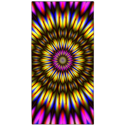 YISUMEI Radiant Tie-Dye Beach Towels for Adults Extra Large 180x90cm, Microfibre Quick Dry Towel for Travel Swimming Camping Sports