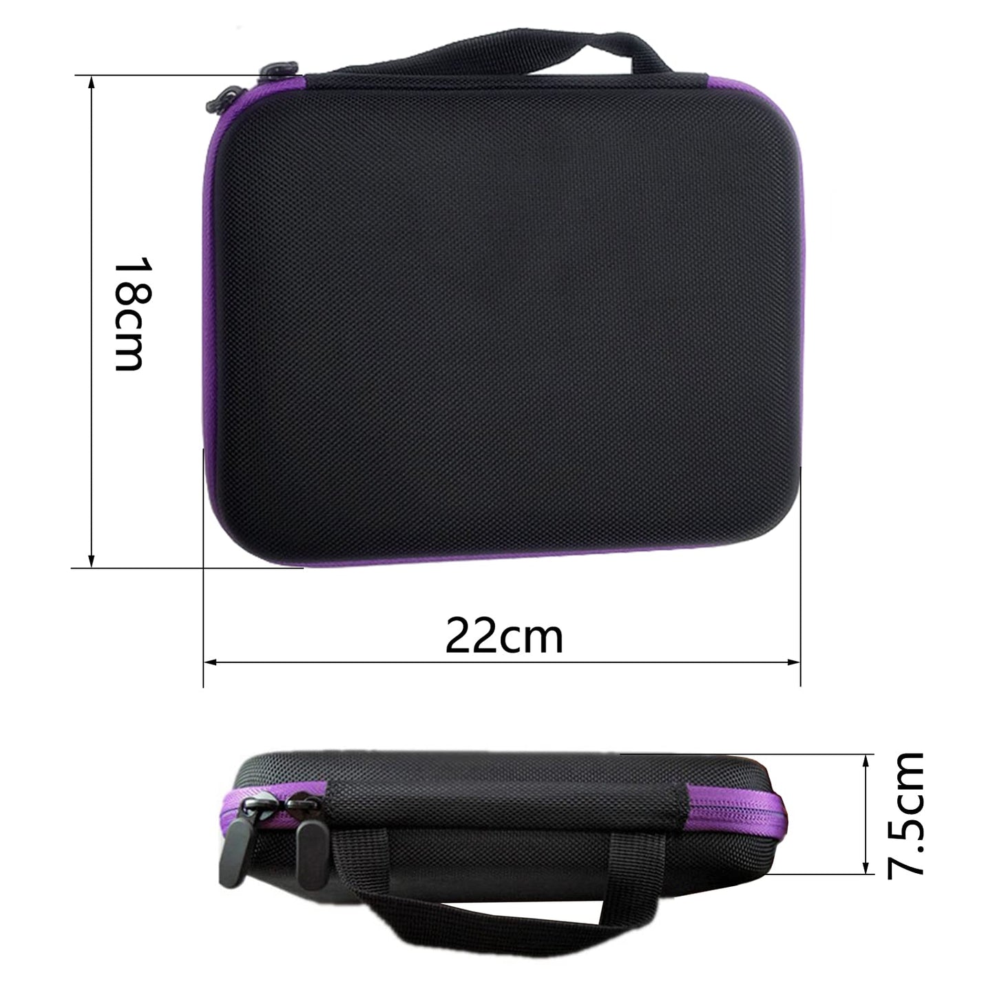 30 Bottles Capacity 10ml 15ml Essential Oils Holder Traveling EVA Carrying Case Storage Box Organizer w/Label Stickers + Bottle Opener