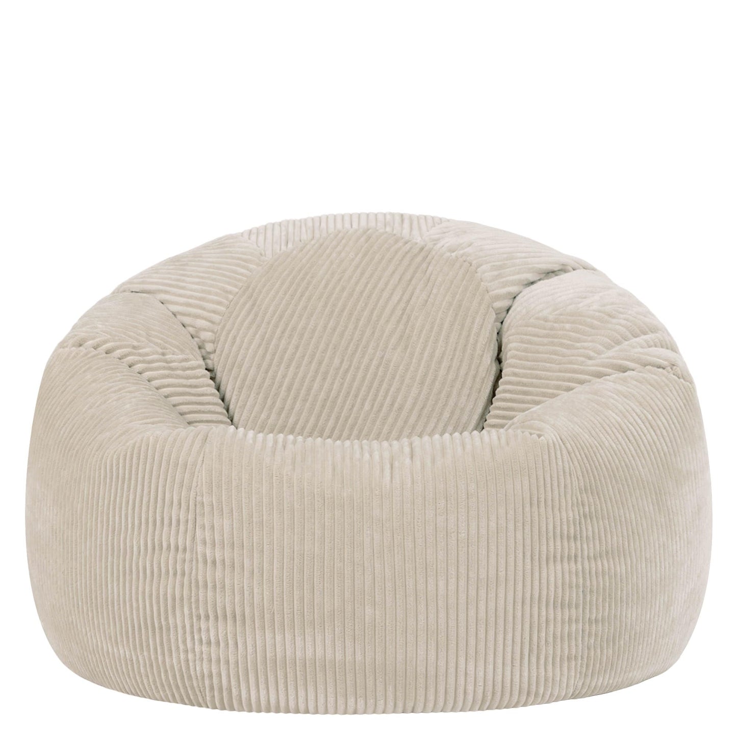 icon Kingston Cord Bean Bag with Filling Included, Beige