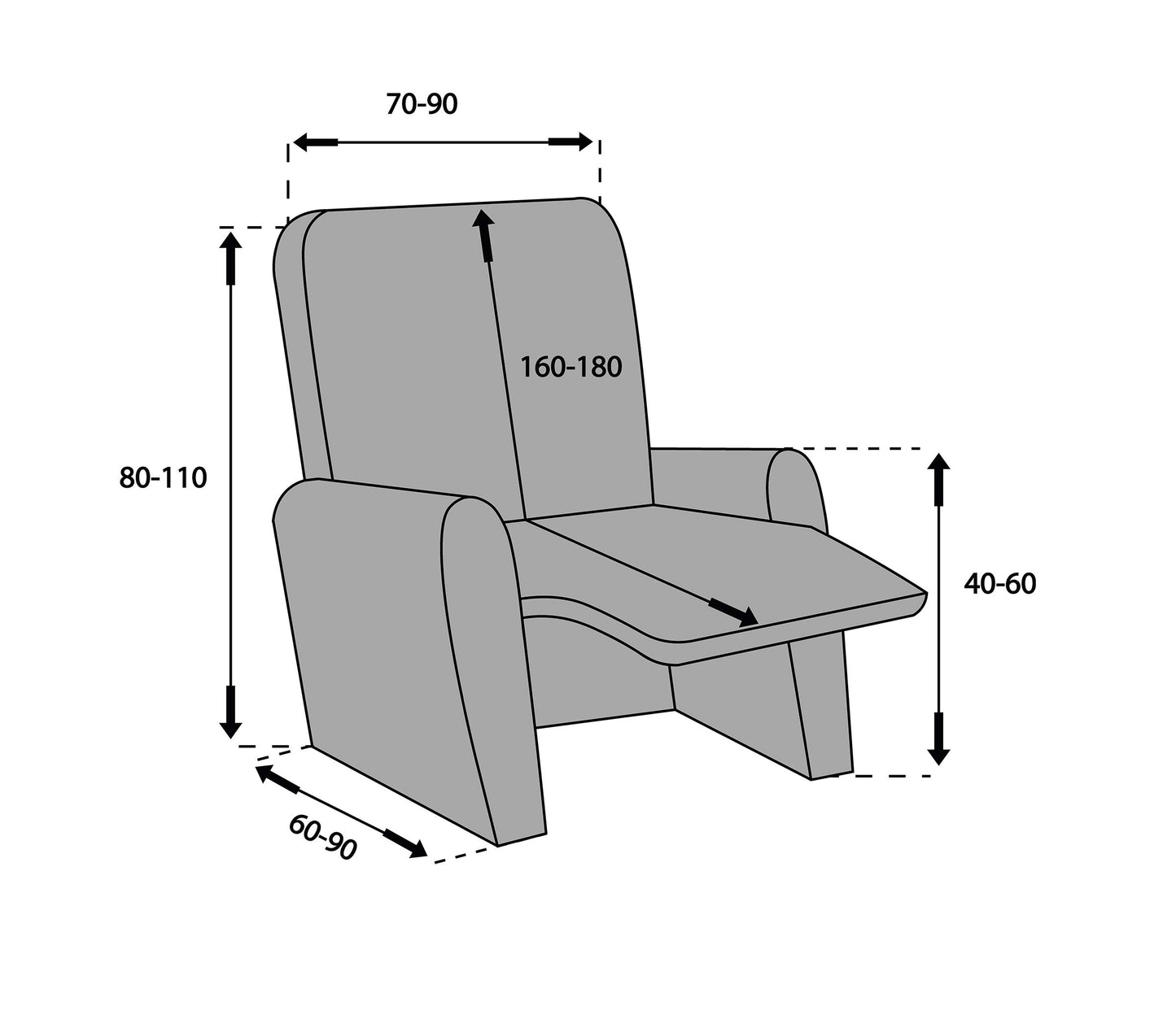 Martina Home Armchair Cover Tunisia Relax Full Stewardess