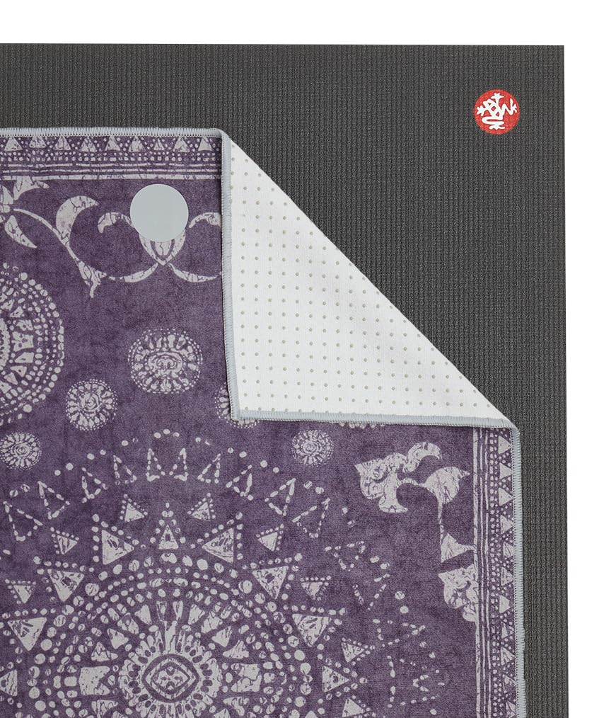 Yogitoes Yoga Mat Towel - Lightweight, Quick Drying Microfiber, Non Slip Skidless Technology, Use in Hot Yoga, Vinyasa and Power, 71 Inch (180cm),