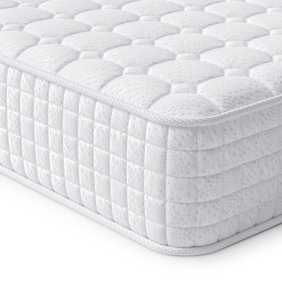 Vesgantti Small Double Mattress Hybrid Mattress 120x190x25cm, White