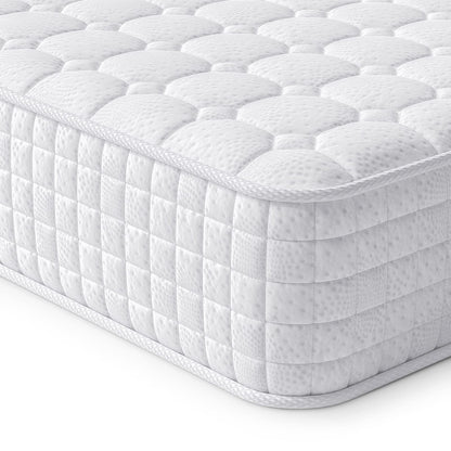 Vesgantti Small Double Mattress Hybrid Mattress 120x190x25cm, White