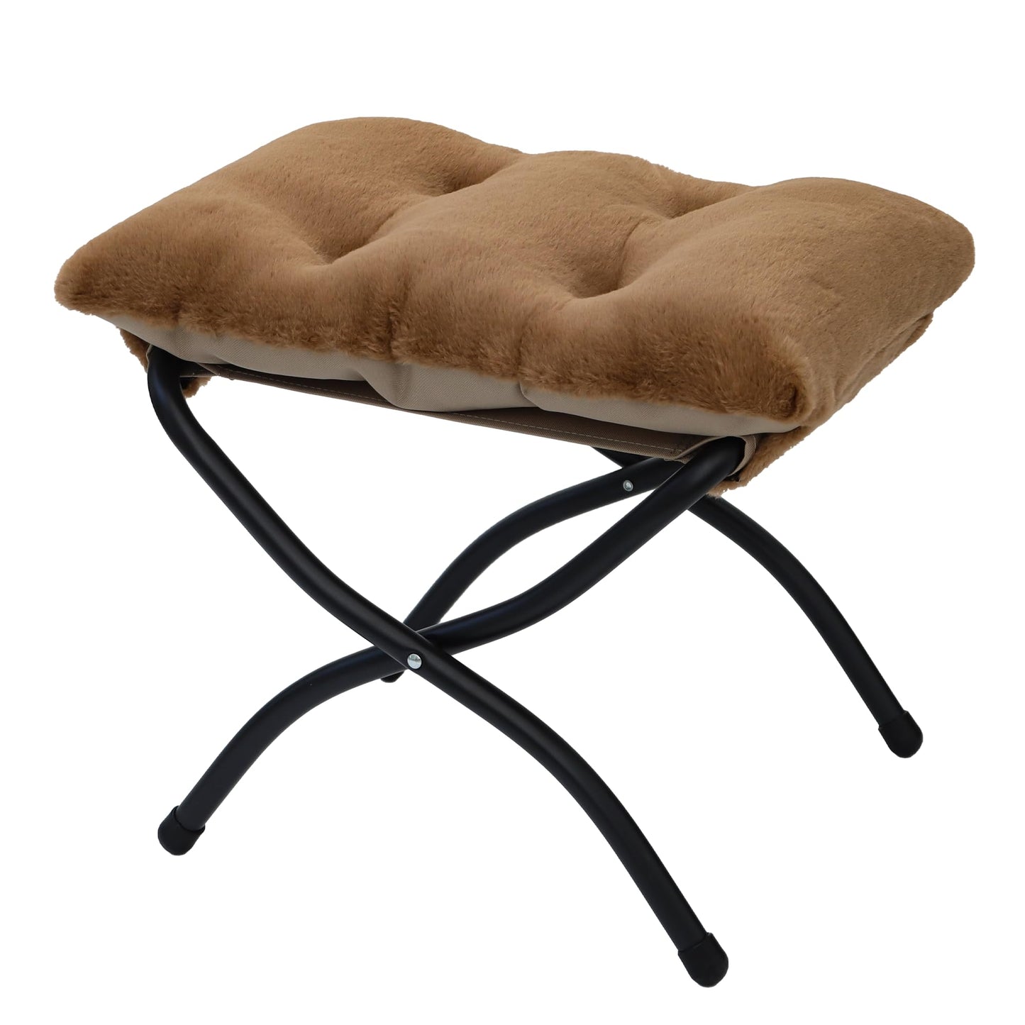 Mordchil EU 15"(H) Folding Ottoman, Foldable Footrest Stool, Portable Small Foot Stool for Couch, Collapsible Foot Rest Ottoman for Sofa
