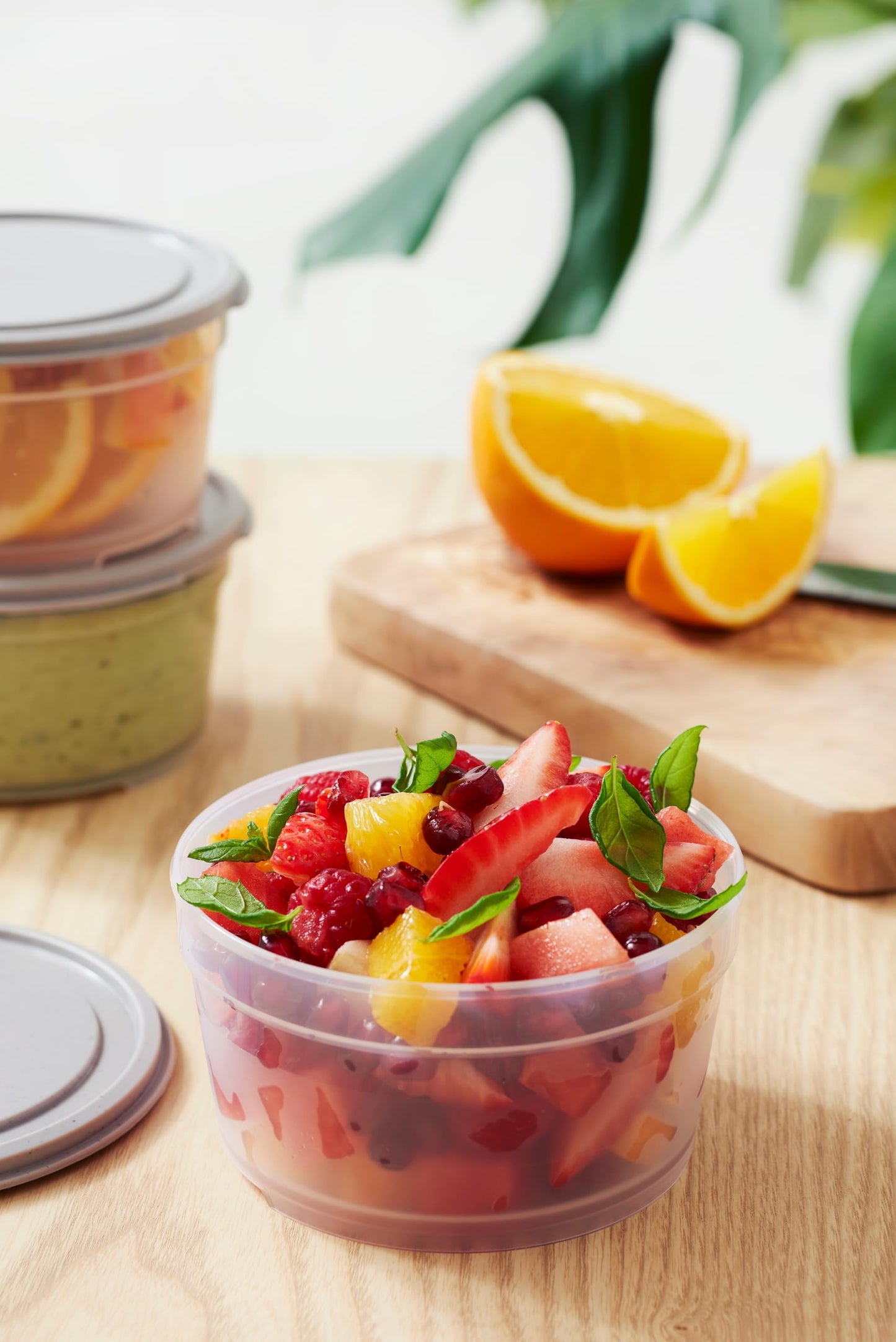 SmartStore Leakproof Food Storage Container 0,45L - Set of 8 | Dishwasher, Fridge, Microwave Safe | Lunch Box Meal Prep | Food Approved, BPA Free