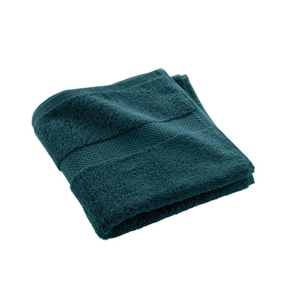Douceur d'Intérieur, Elegance Blue Hand Towel 50 x 90 cm 100% Cotton Plain
