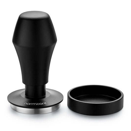 Normcore 45.5mm Coffee Tamper - Spring-Loaded Tamper  Barista Tools - Espresso Tamper with Mat Fits Flair Pro and Pro 2  Flat Base