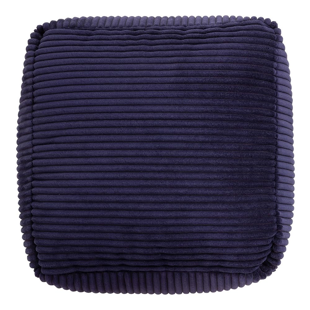 icon Amara Small Cord Bean Bag Footstool with Filling Included, Blue