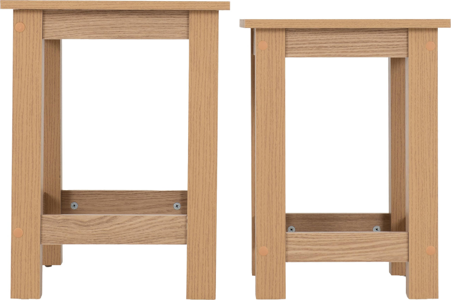 Seconique Tessa Nest Of 2 Tables in Natural Oak Effect
